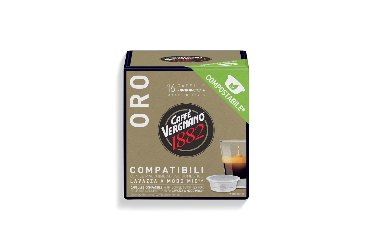 caff-vergnano-oro-arabica-16-kompostierbare-kapseln-f-r-lavazza-a-modo-mio image 3