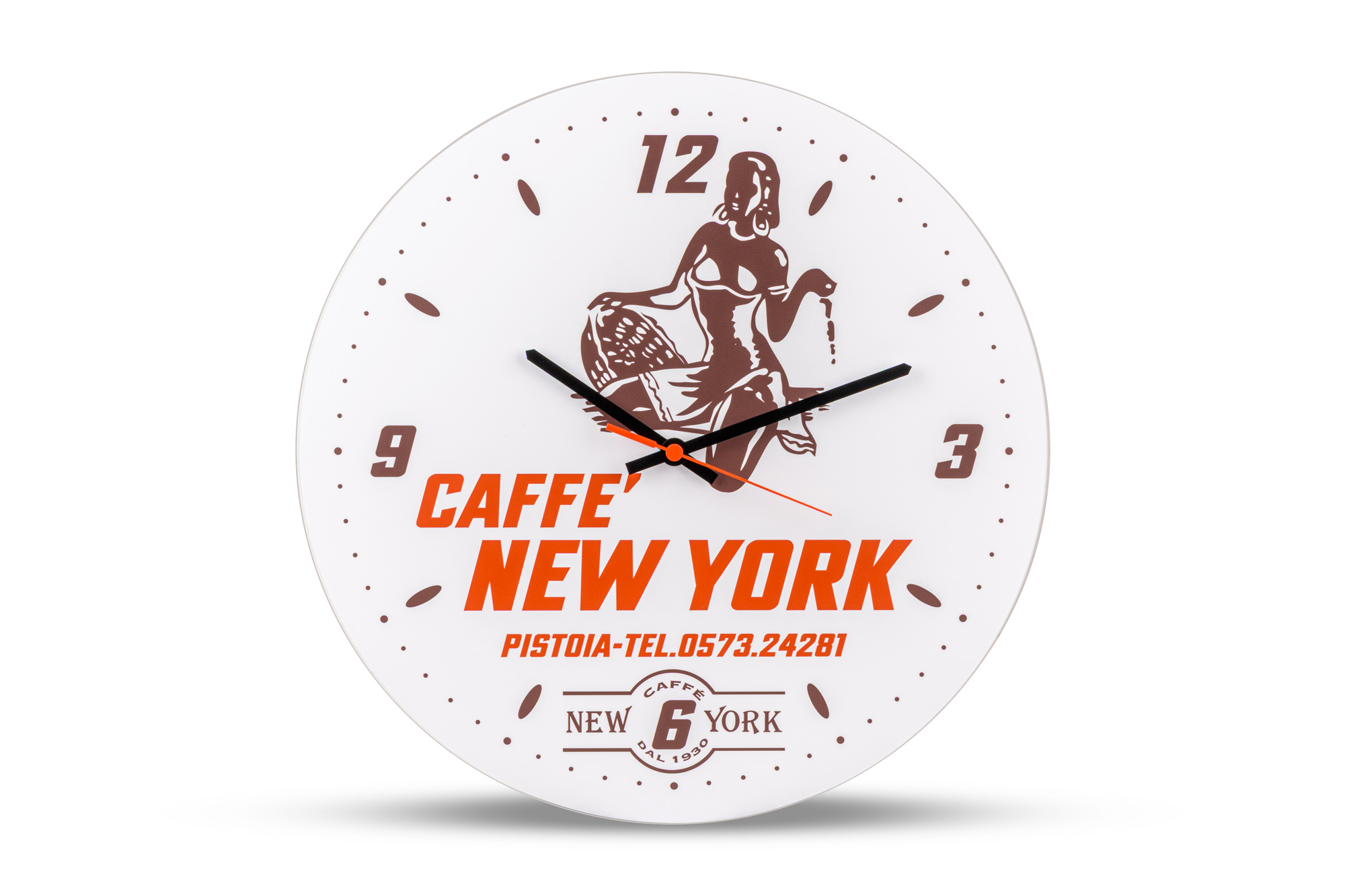 caff-new-york-wanduhr-40-cm-bar-deko image 1