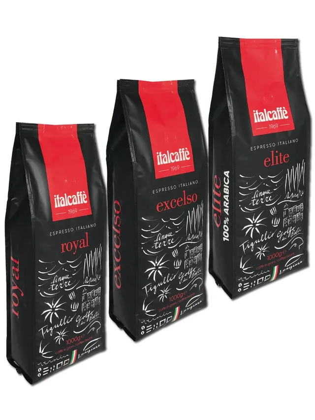 italcaff-tris-top-bar-espressobohnen-3-x-1-kg image 1