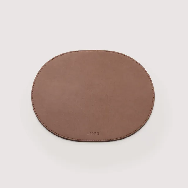 ligre-tampermatte-leder-cognac-brown image 1