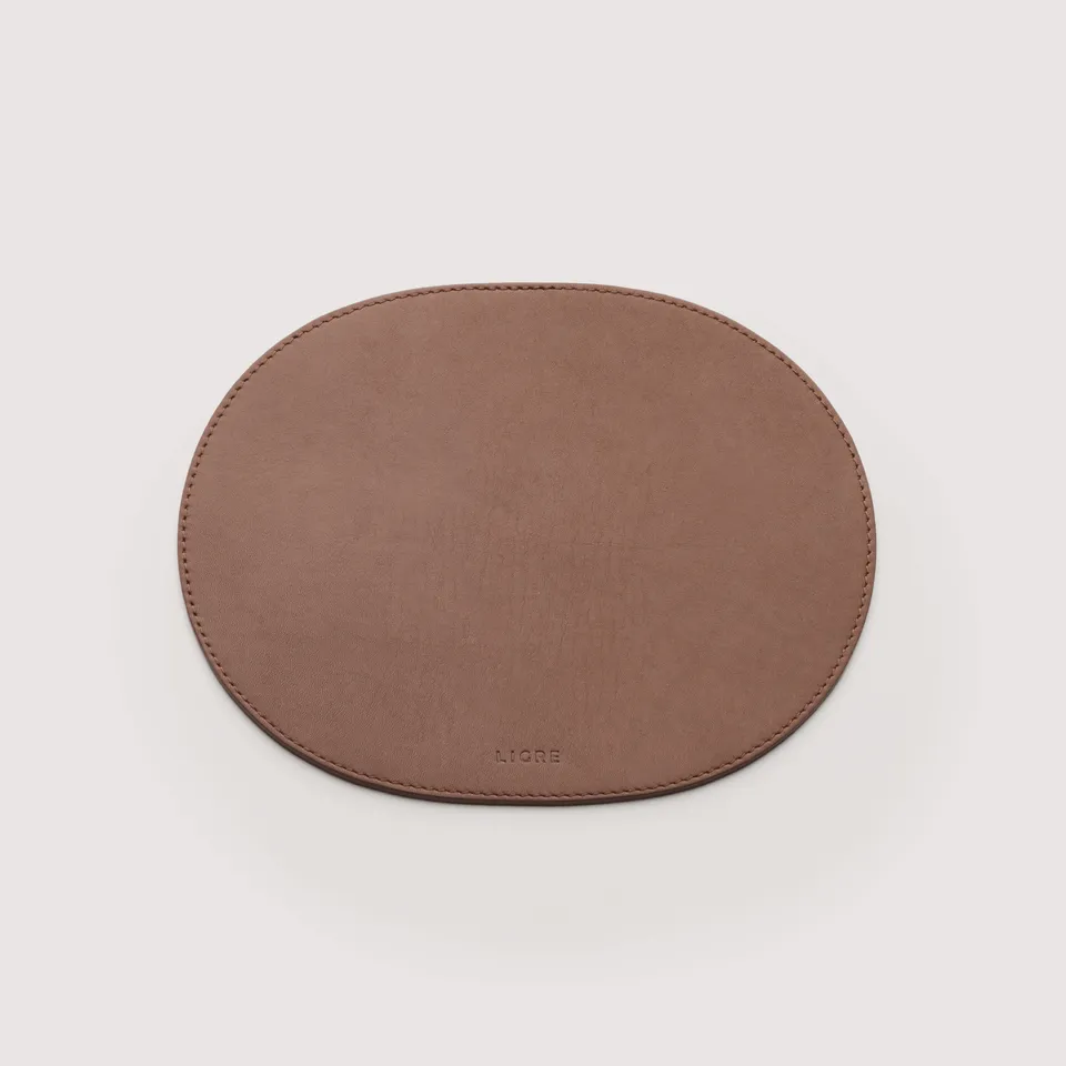 ligre-tampermatte-leder-cognac-brown image 1