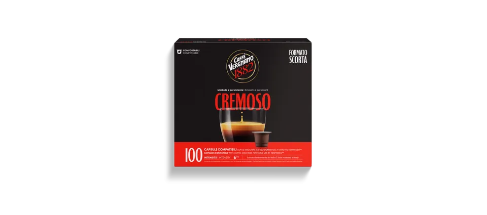 caff-vergnano-cremoso-kompostierbare-kapseln-f-r-nespresso-und-tre image 1