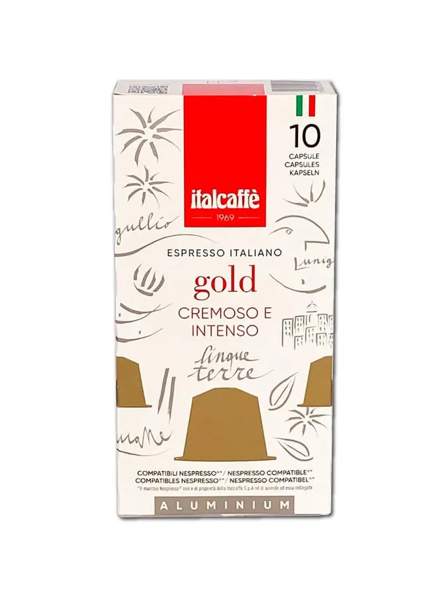 italcaff-gold-espresso-nespresso-kompatible-kapseln-100-st-ck-aluminium image 1