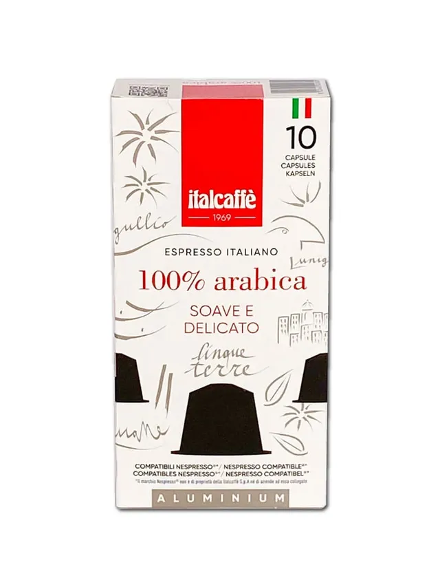 italcaff-100-arabica-nespresso-kompatible-kapseln-100-st-ck-aluminium image 1