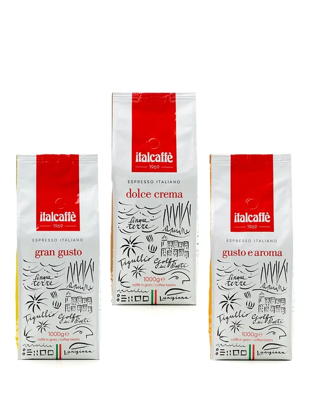 italcaff-tris-bar-kaffeebohnen-3-x-1-kg-3-kg image 1