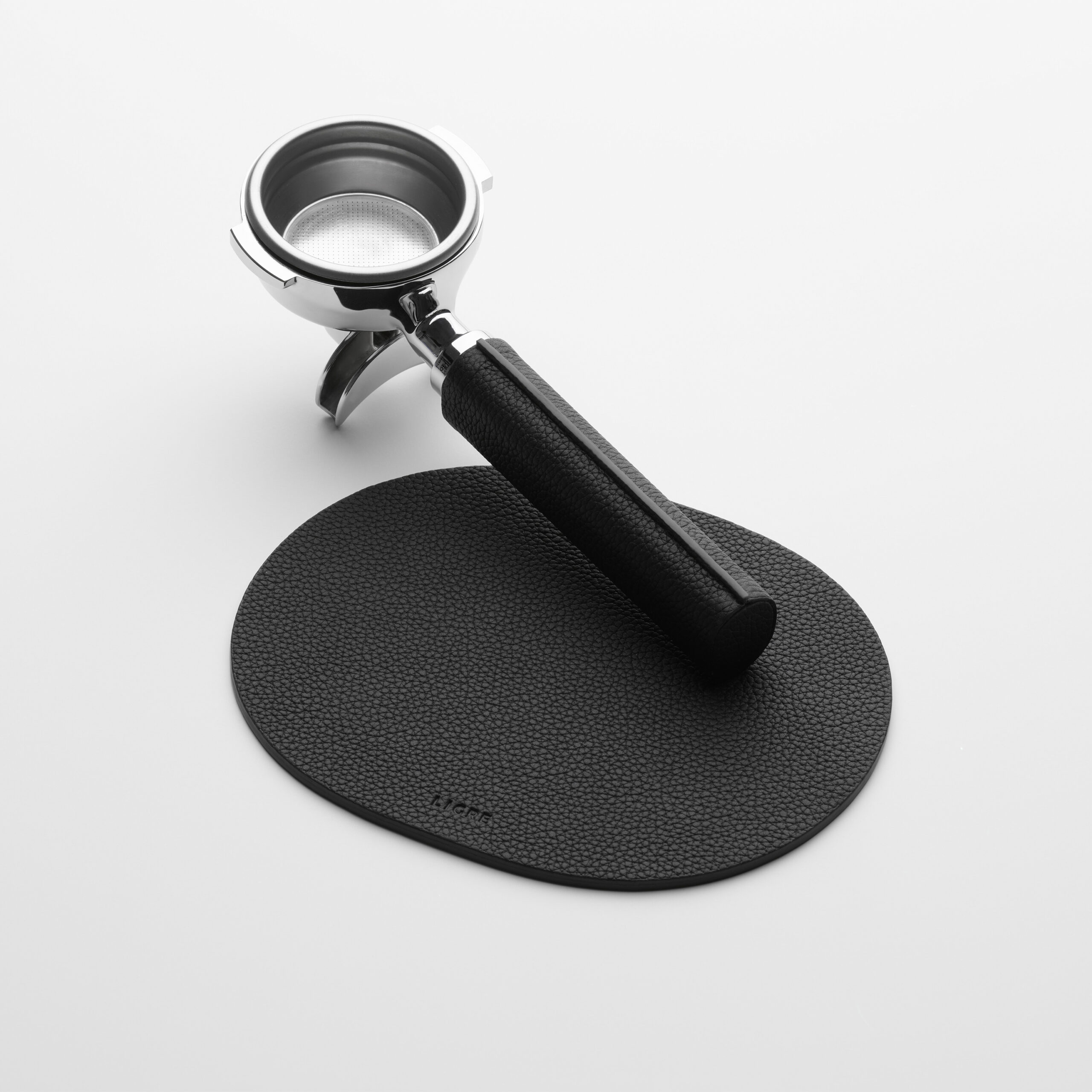 ligre-tampermatte-leder-pebble-black image 4