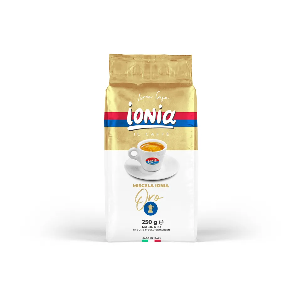 ionia-caff-oro-gemahlen-linea-casa-250-g image 1