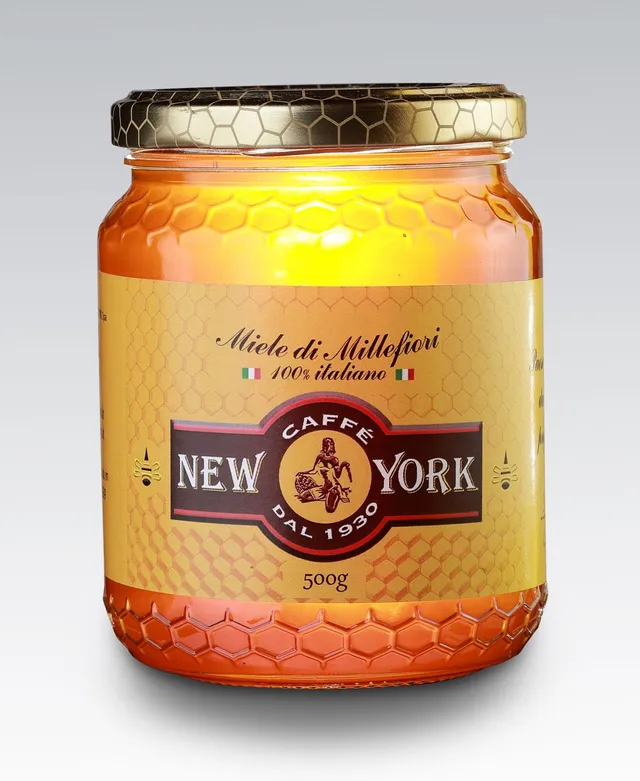 caff-new-york-millefiori-100-italiano-honig-im-glas-500g image 1