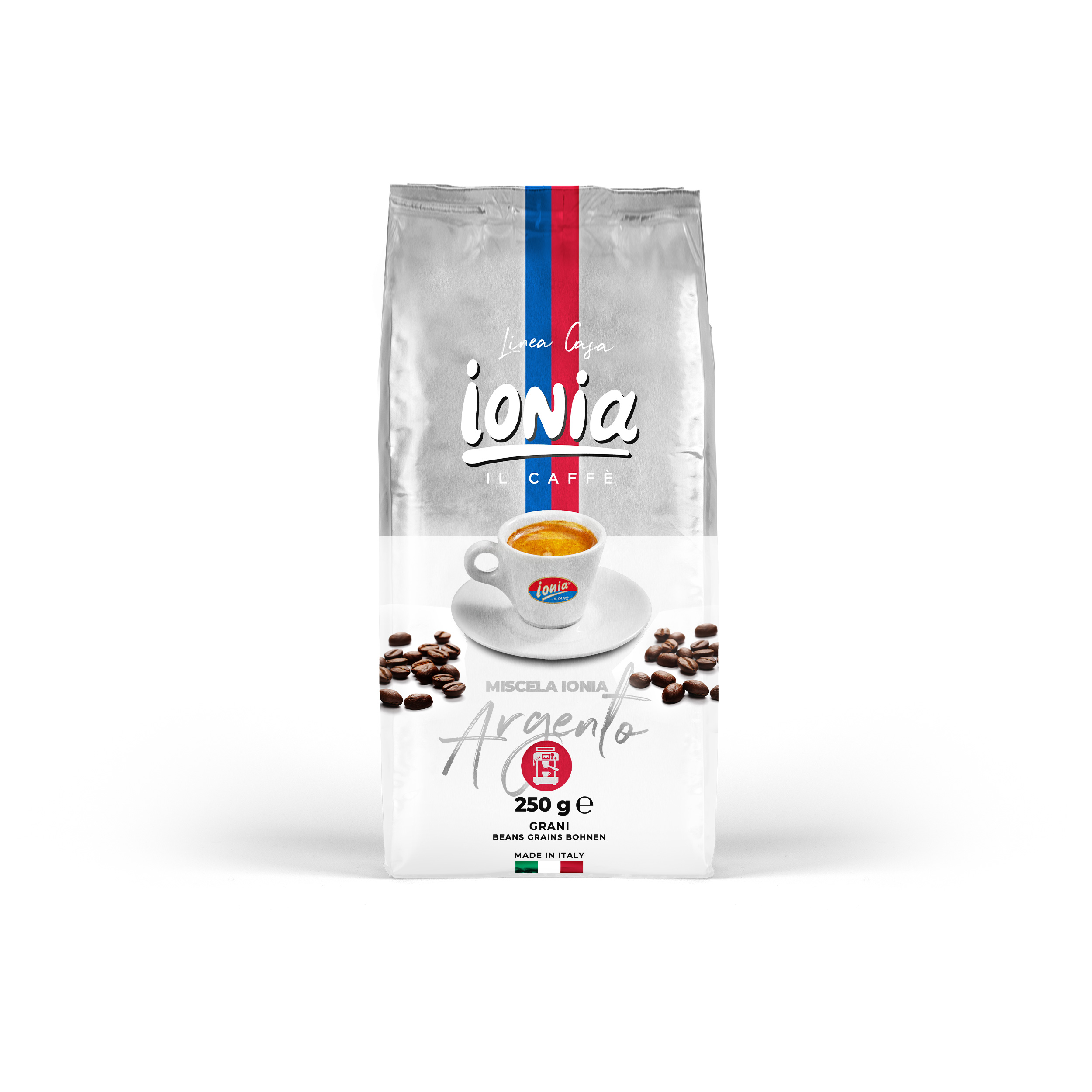 ionia-caff-argento-kaffeebohnen-linea-casa-250-g image 1