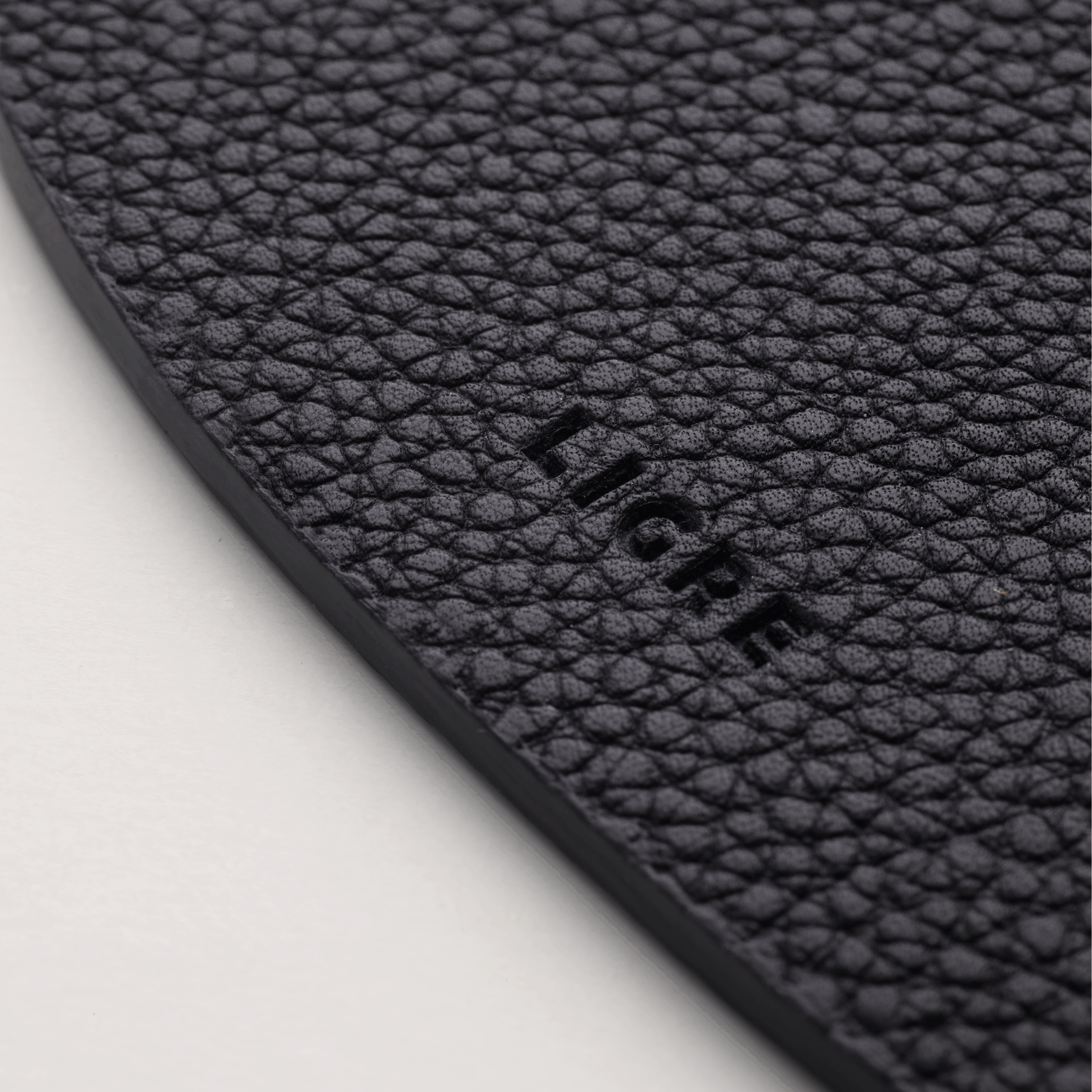 ligre-tampermatte-leder-pebble-black image 7
