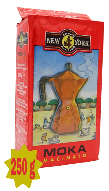 new-york-macinato-moka-linea-drogheria-gemahlen-250g image 1