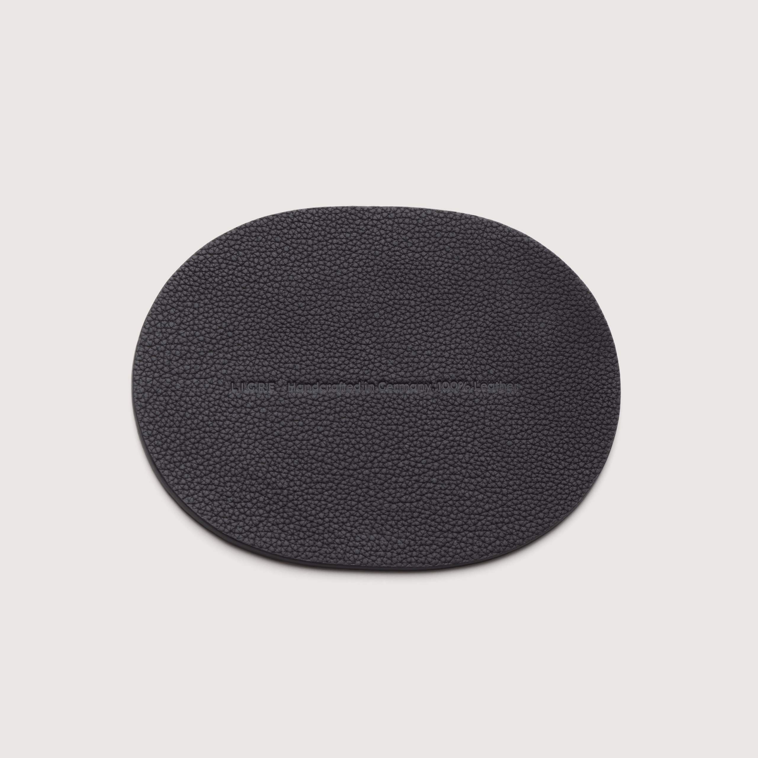 ligre-tampermatte-leder-pebble-black image 2