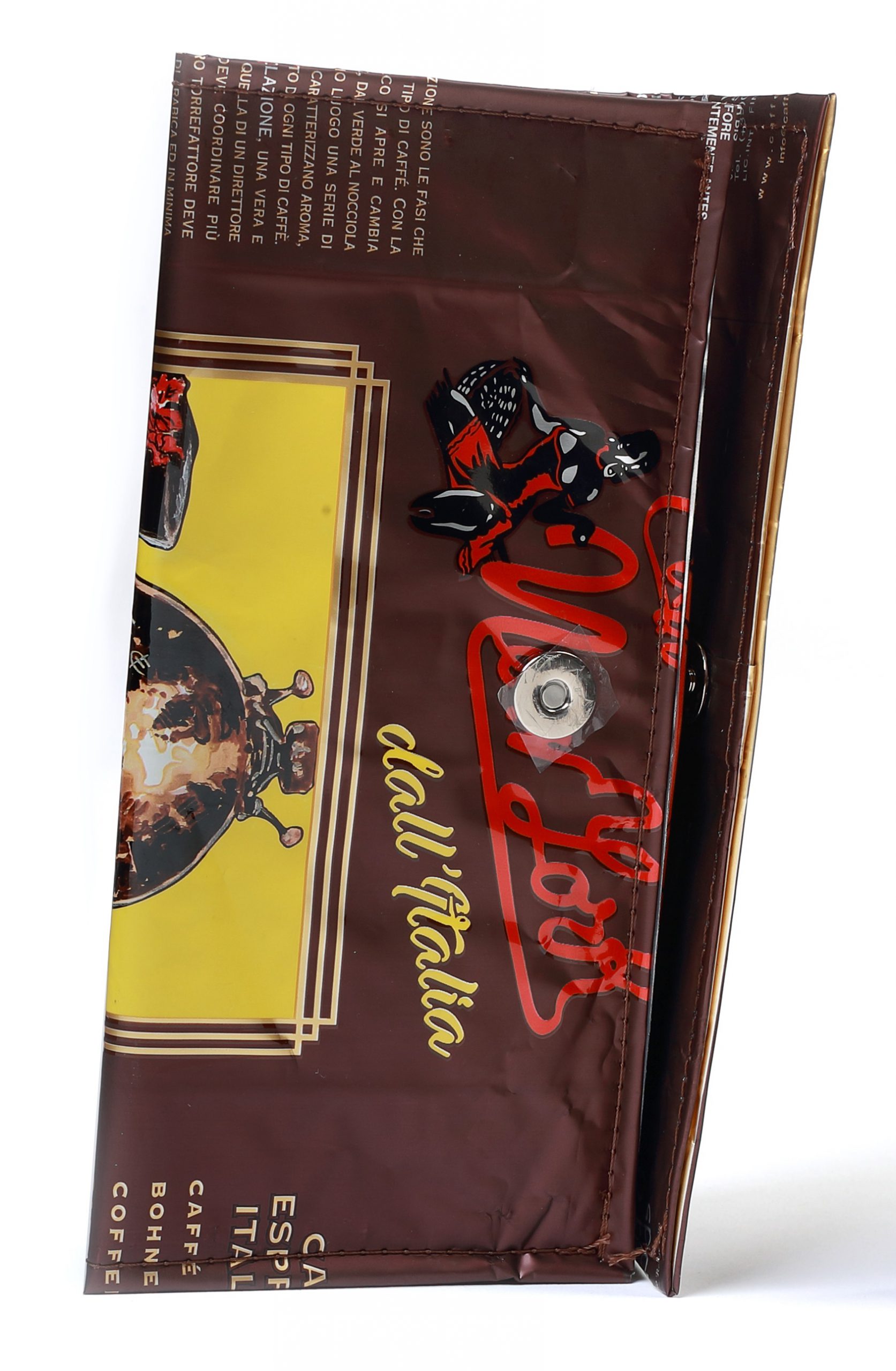 new-york-portafoglio-damen-geldb-rse-aus-kaffeeverpackung-made-in-italy image 2