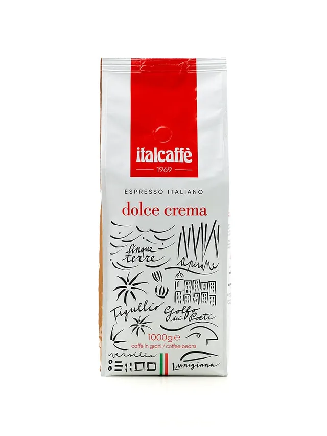 italcaff-dolce-crema-espresso-bohnen-6-x-1-kg-espressotasse image 1
