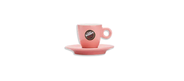 caff-vergnano-pink-collection-set-aus-6-rosa-espressotassen-aus-porzellan image 1